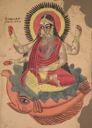 Die Göttin Ganga, 1800er Jahre