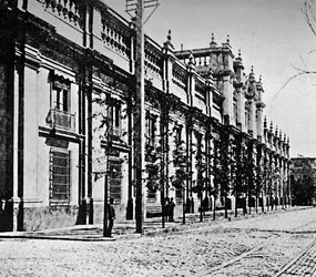 Der Regierungspalast, Santiago, 1911