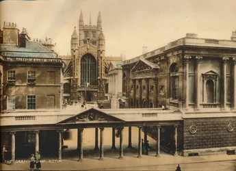 Der große Pump Room, Bath, Somerset, um 1925