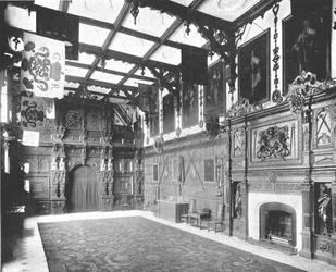 Die große Halle in Audley End, Saffron Walden, Essex, 1894