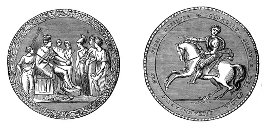 Das große Siegel von König George IV