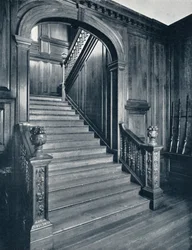 Die große Treppe des Palastes, um 1938