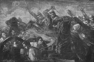 Die Wachen stürmen die Kanonen bei Kassassin, um 1882
