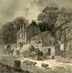 Das Halbwegshaus, Kensington, 1850, ca. 1876