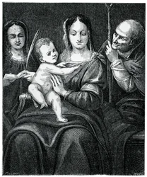 Die Heilige Familie mit der Heiligen Katharina, 1769, 1870
