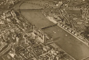 Die Heilige Insel Thorney mit ihrer alten Abtei, wie sie heute erscheint, ca. 1935