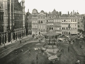 Das Hôtel de Ville, Brüssel, Belgien, 1895