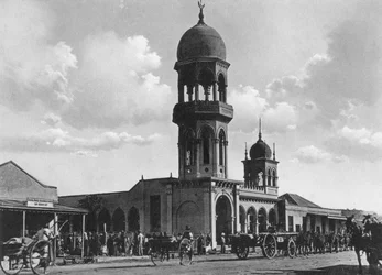 Die indische Moschee, Durban, Südafrika
