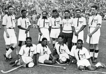 Das indische Hockeyteam, Goldmedaillengewinner, Olympische Spiele Berlin