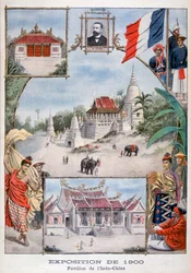 Der Indochina-Pavillon auf der Weltausstellung 1900, Paris