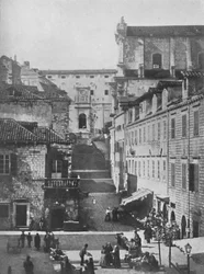 Die Jesuitenkirche und das Militärkrankenhaus, Ragusa, 1913