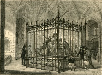 Der Juwelenraum im Tower, ca. 1872