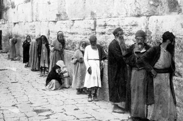Die Klagemauer der Juden, Jerusalem, um 1926