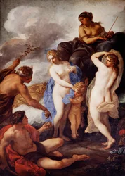 Das Urteil des Paris, Gemälde von Daniel Seiter, Chiswick House, London