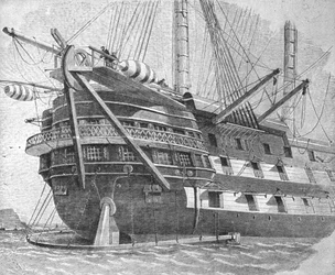 Das Verlegen des Atlantikkabels, 1857: H.M.S. Agamemnon