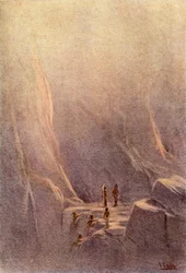 Die Lenape kommen zum Ort der Höhlen