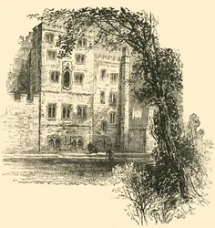 Der Lollardenturm, Lambeth Palace, ca. 1878