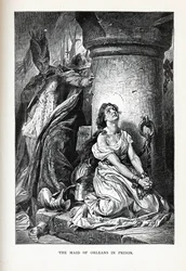 Die Jungfrau von Orléans im Gefängnis, 1882