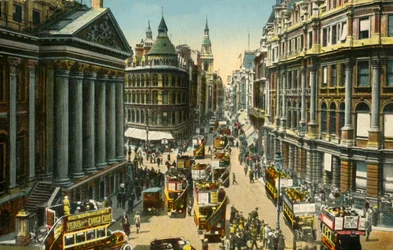 Das Mansion House und Cheapside, London