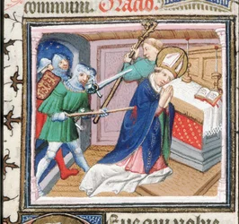 Das Martyrium des Heiligen Thomas Becket, 1460er