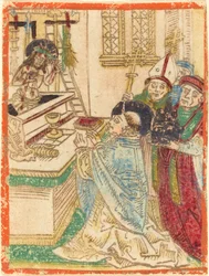 Die Messe des Heiligen Gregor, 1480-1490