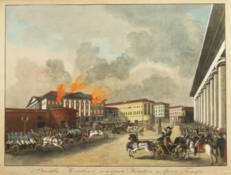 Die Moskauer Feuerwehrleute, 1810