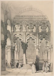 Die Moschee, Cordova, 1800er Jahre