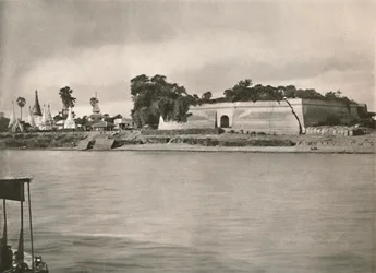Das Murhla Fort am Irrawaddy, 1900