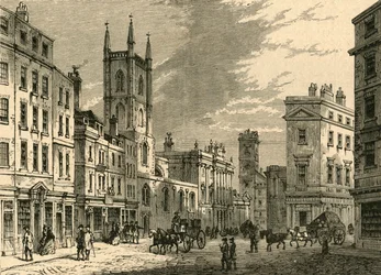 Die alte Bank, Blick vom Mansion House, 1897