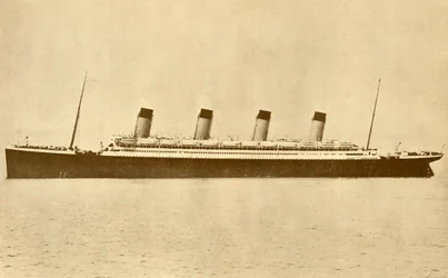 Die Olympic White Star Line auf See, ca. 1930