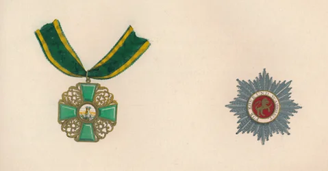 Der Orden des Löwen von Baden Goldener Löwe von Daringen, 19. Jahrhundert
