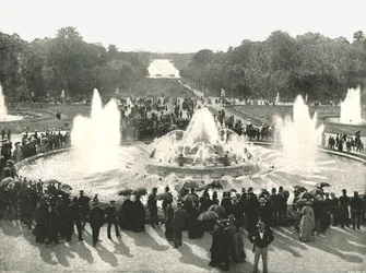 Die Palastbrunnen, Versailles, Frankreich, 1895