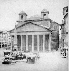 Das Pantheon, Rom, Italien, spätes 19. Jahrhundert