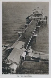 Der Pier, Folkestone, spätes 19. bis frühes 20. Jahrhundert