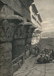 Die Säulenhalle von Ezneh, 1879, 1886