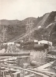 Die Rohre bei Riberao das Lages: Rio Light and Power Works, 1914