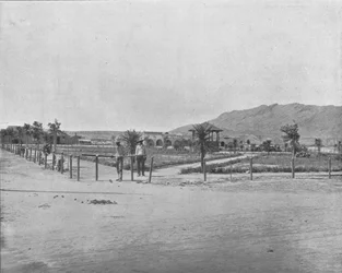 Der Platz, El Paso, Texas, USA, um 1900