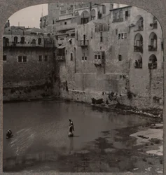 Der Teich von Hiskia, Jerusalem, ca. 1900