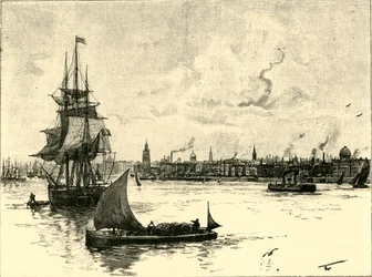 Der Hafen von Liverpool, 1898