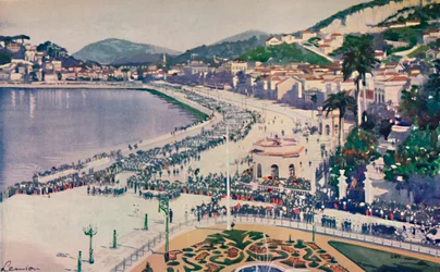 Die Praia da Lapa und Praca da Gloria, 1914