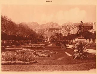 Der öffentliche Garten, Menton, 1930