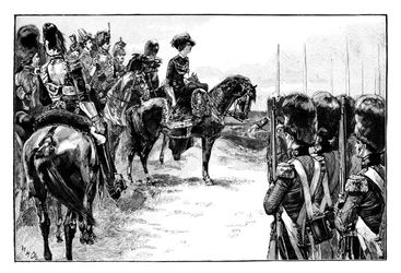 Die Königin im Lager in Chobham, Surrey, 1853, 1888