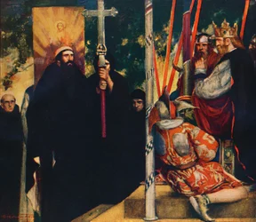 Die Aufnahme des Heiligen Augustinus durch Ethelbert, 1912