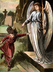 Die roten Schuhe, Märchen von Hans Christian Andersen, ca. 1880