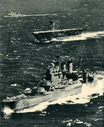 Die Renown, die Ark Royal und die Sheffield, ca. 1939-1941, 1942