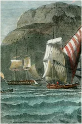 Der Felsen von Gibraltar, um 1880