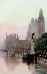 Das Royal Air Force Memorial, die Embankment, London, ca. 1930er Jahre