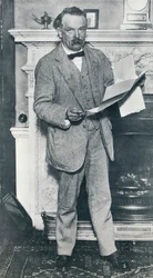 Der Rt. Hon. David Lloyd George, M.P., Schatzkanzler, ca. 1914