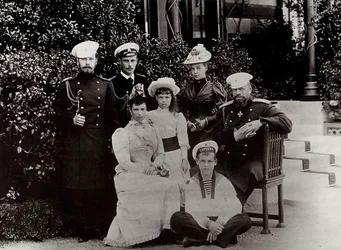 Die russische kaiserliche Familie, um 1892-1894