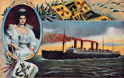 Die SS Kronprinzessin Cecilie, ca. 1910